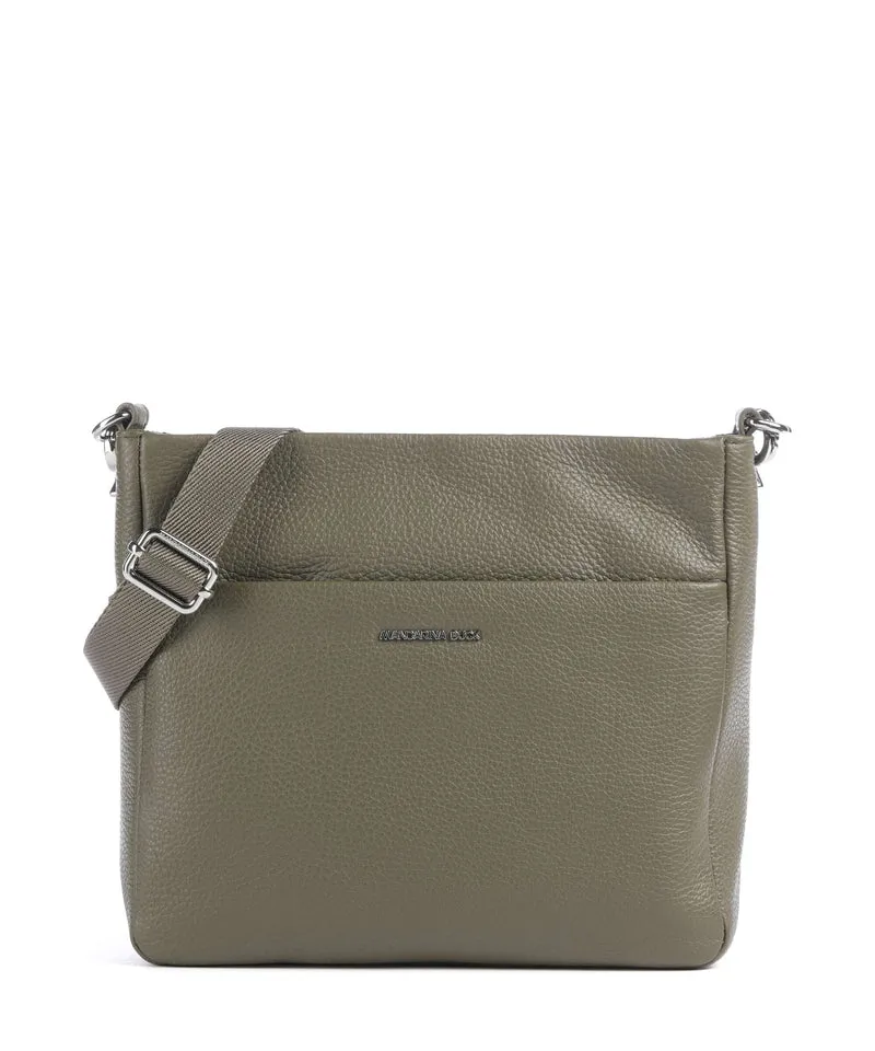 Mandarina Duck Mellow Leather Umhängetasche winter olive