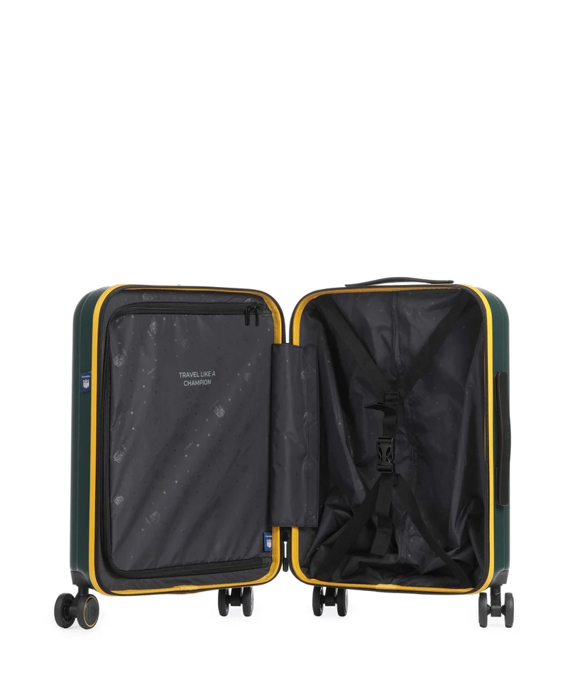 Travelite NFL 4-Rollen Trolley green bay packers