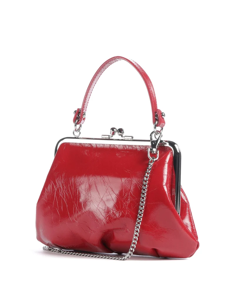 Vivienne Westwood Granny Frame Naplak Handtasche red