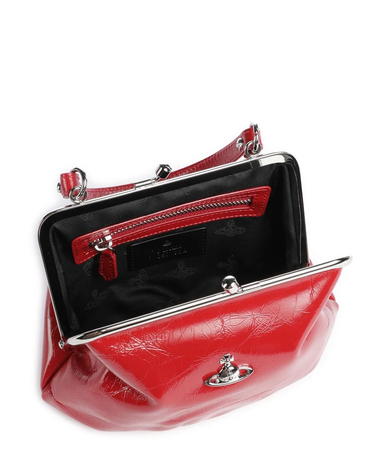 Vivienne Westwood Granny Frame Naplak Handtasche red