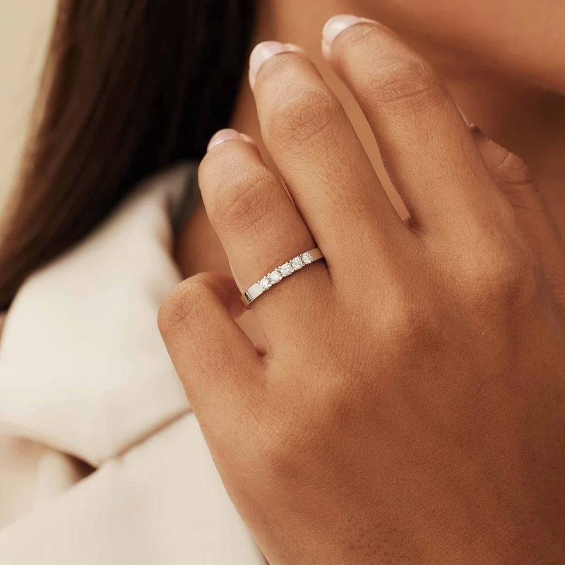 Isabel Bernard De la Paix damen Ring Weißgold IBD330019-48