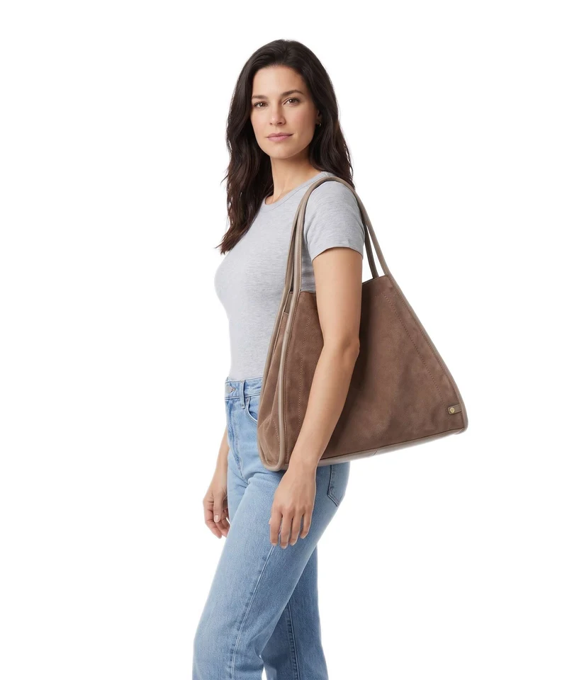 Depeche Madrid Shopper taupe