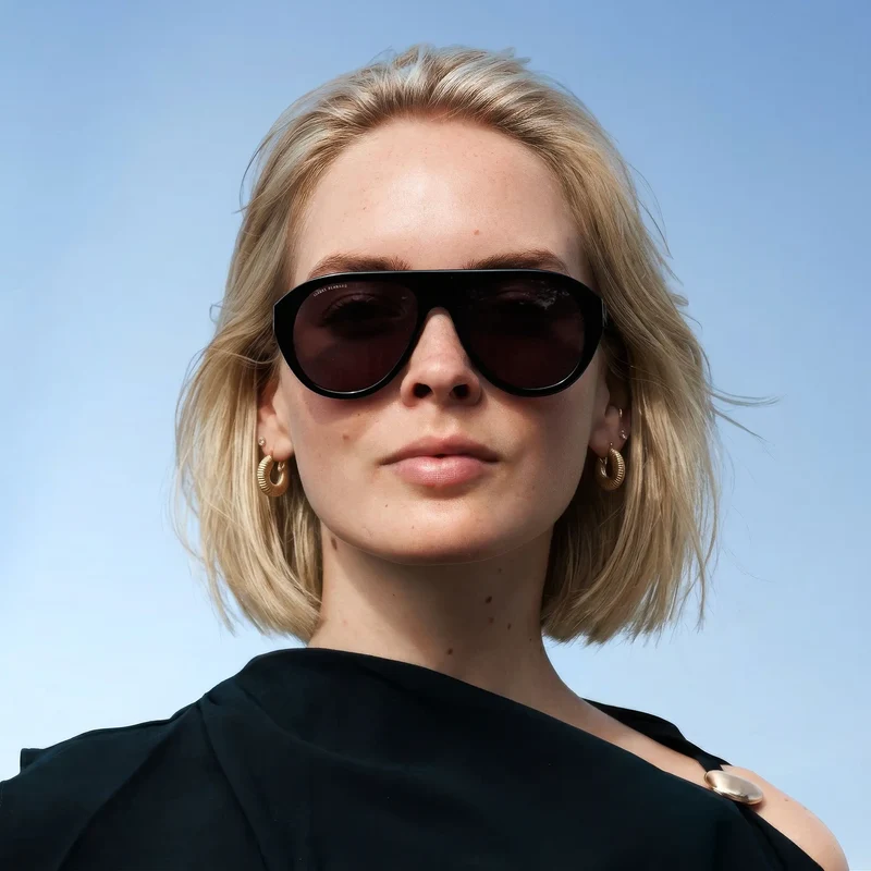 Isabel Bernard La Vilette Black Sunglasses IB380012-01-01