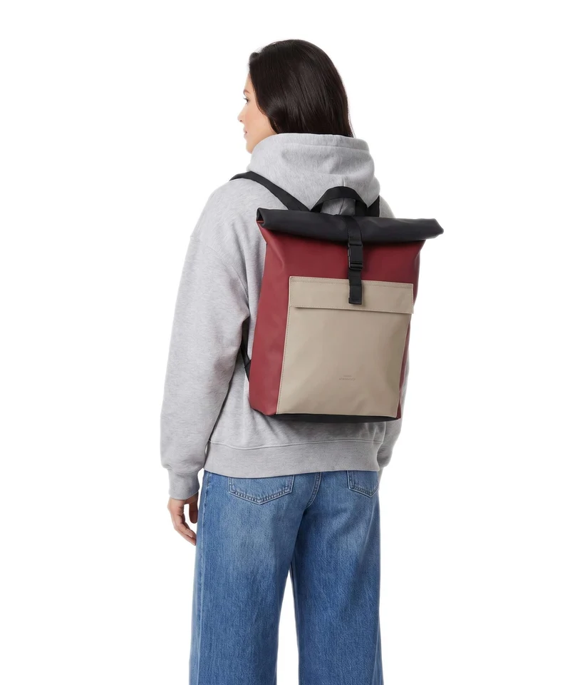 Ucon Acrobatics Lotus Infinity Jannik Mini Rolltop Rucksack burgundy/sand