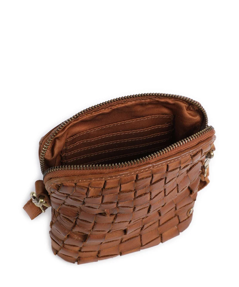 Depeche Warsaw Handytasche vintage cognac