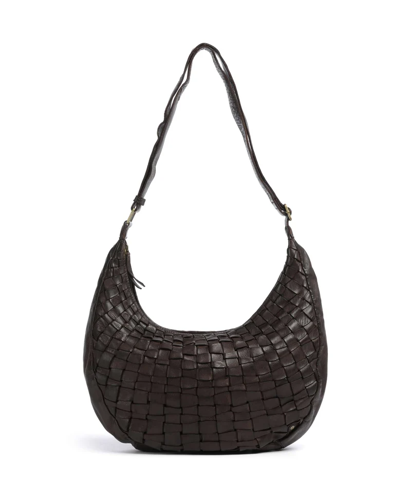 Depeche Warsaw Beuteltasche dark brown