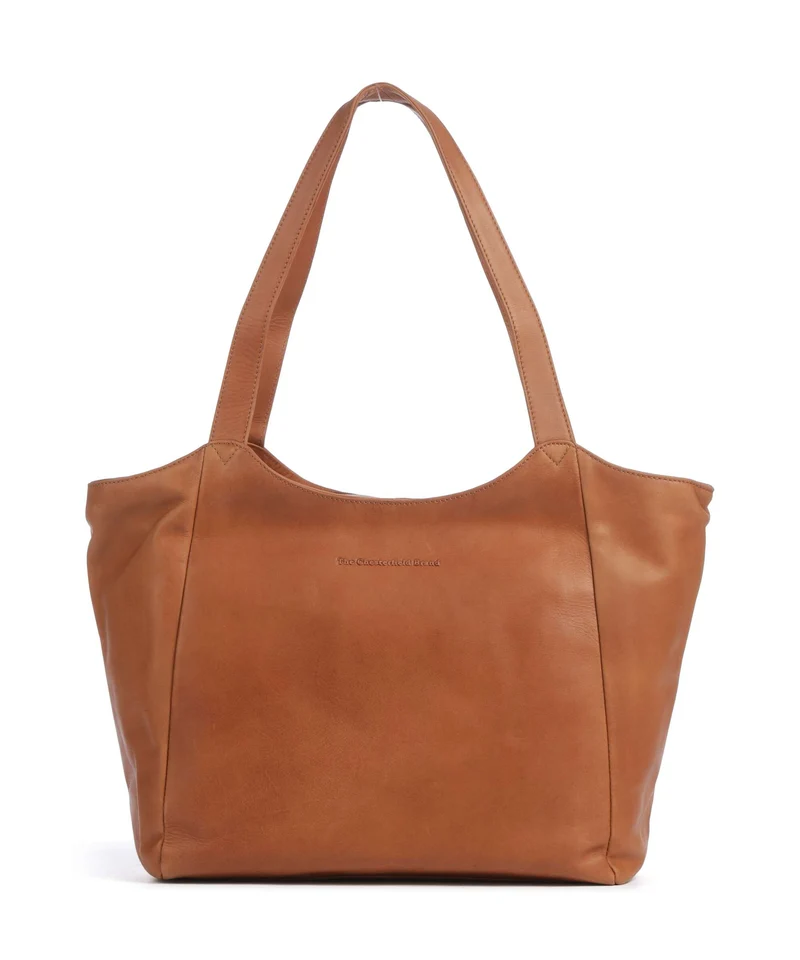 The Chesterfield Brand Wax Pull Up Cow Mireya Shopper cognac