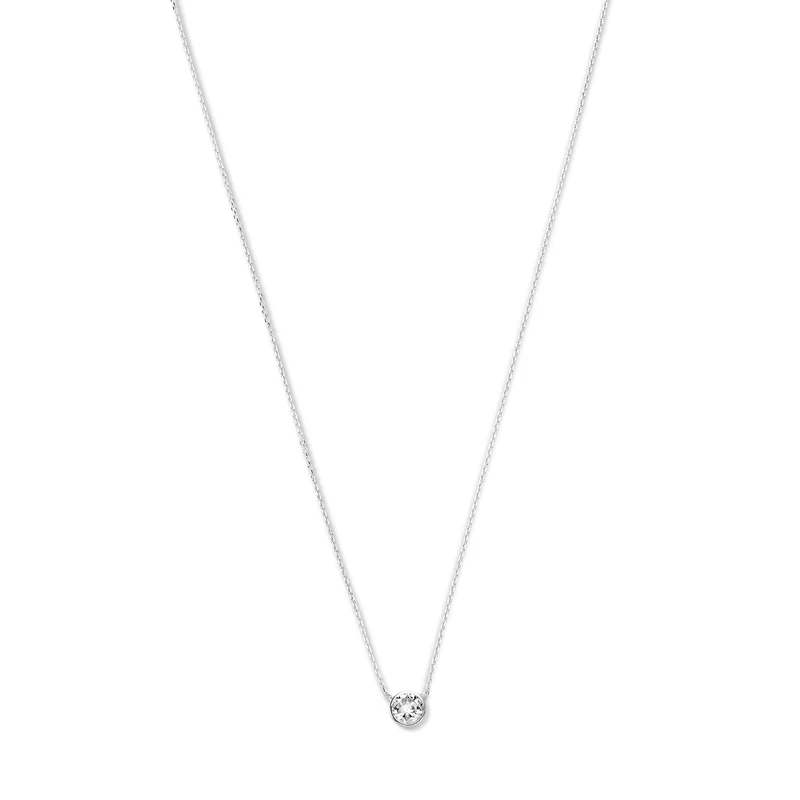 Violet Hamden Venus 925 Sterling Silberne Halskette mit Geburtsstein VH340009-DEC
