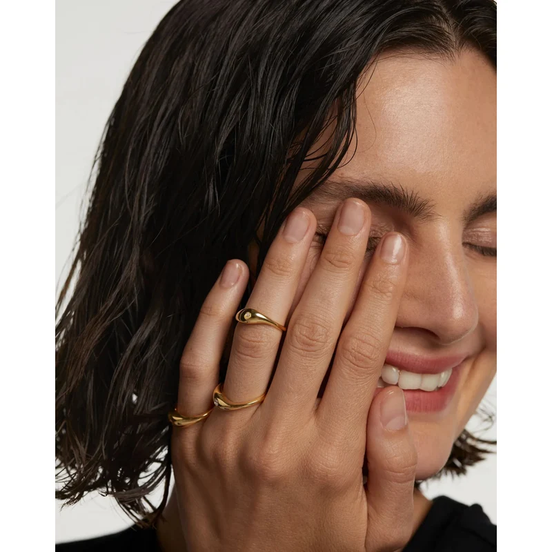 P D Paola The New Essentials damen Ring 750 Vergoldung AN01-994-10