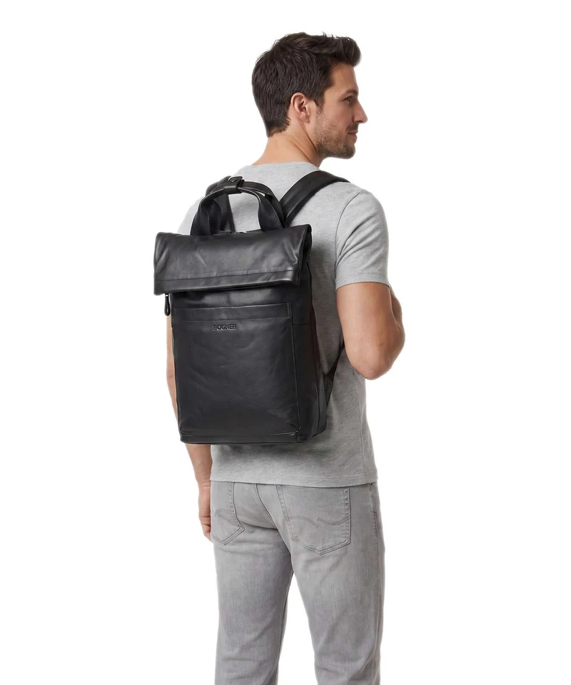Bogner Calgary Leon Rolltop Rucksack black