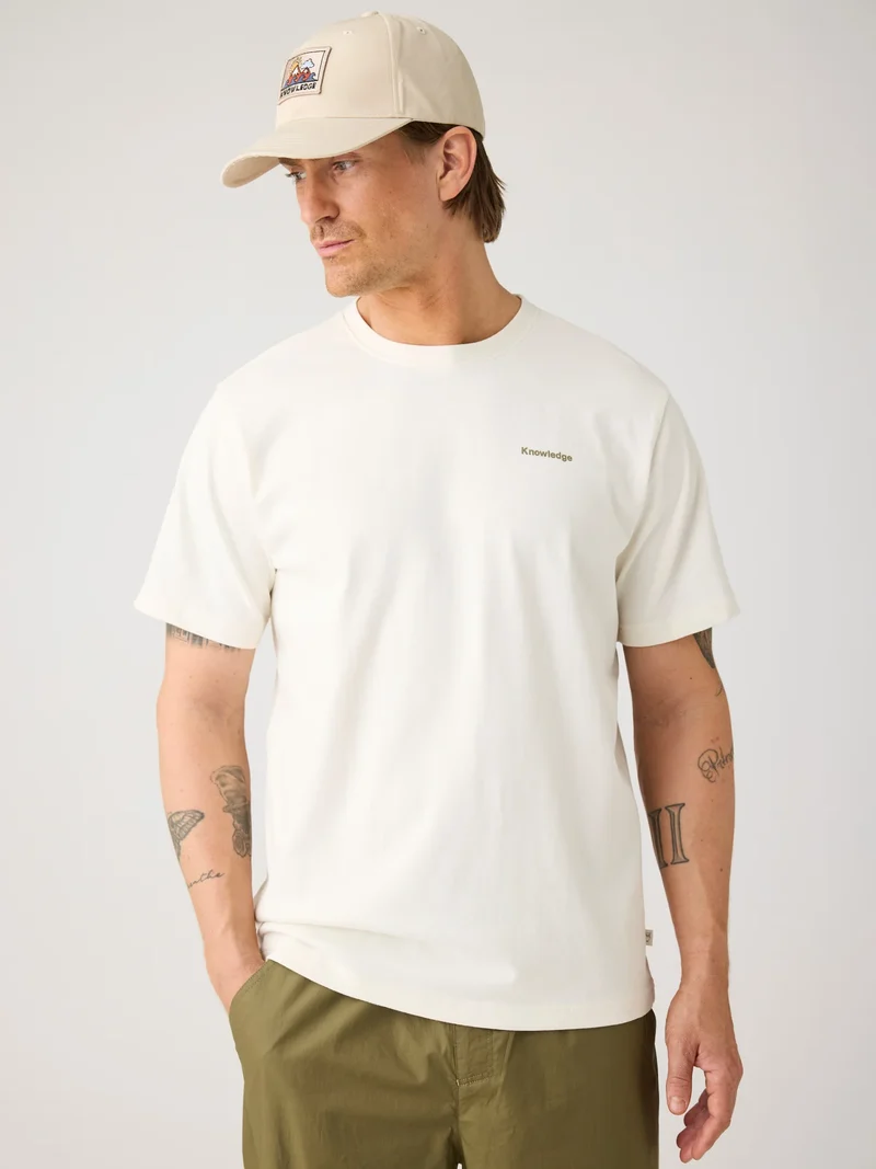 T-Shirt Back Print Egret