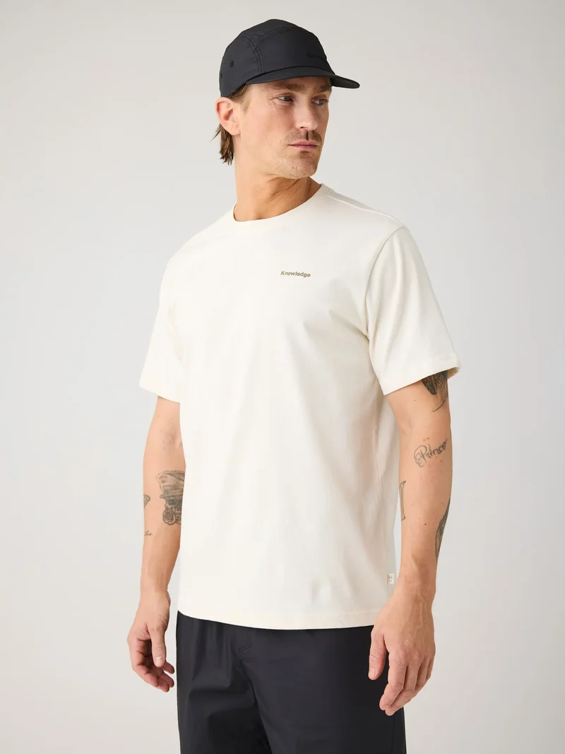 T-Shirt Back Print Egret