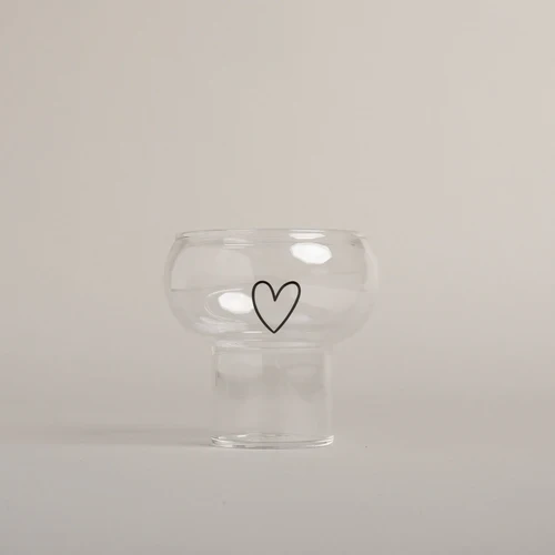 Bubble Glas Herz