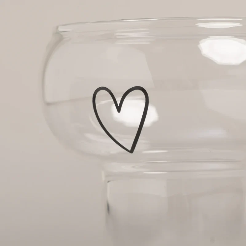 Bubble Glas Herz