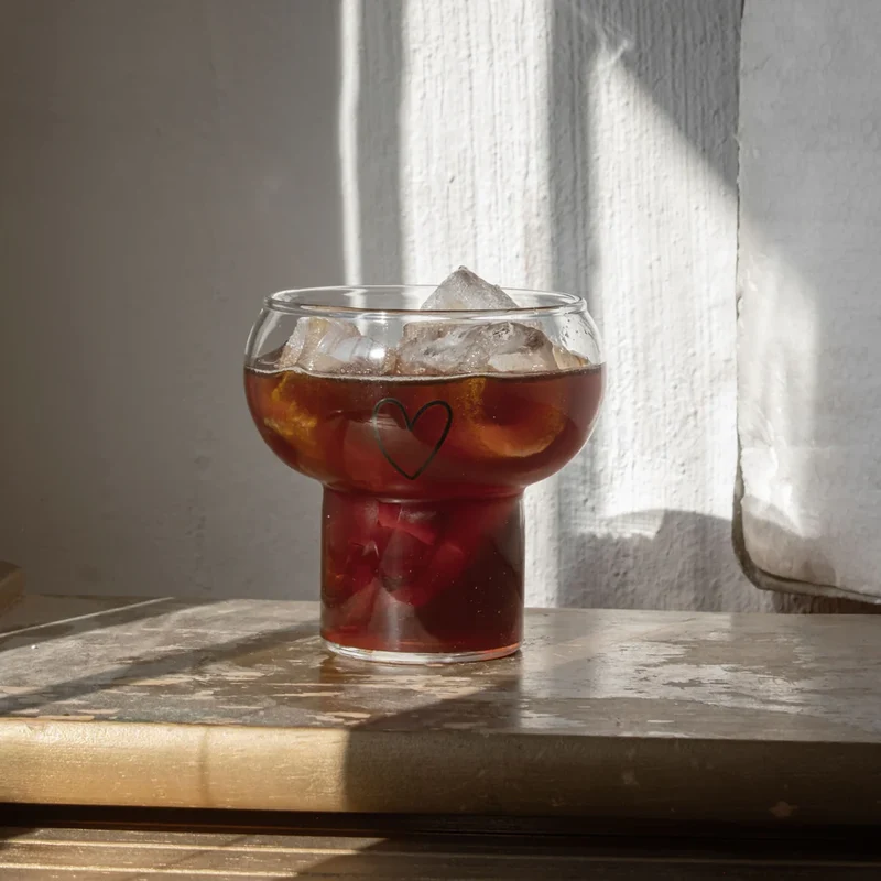 Bubble Glas Herz