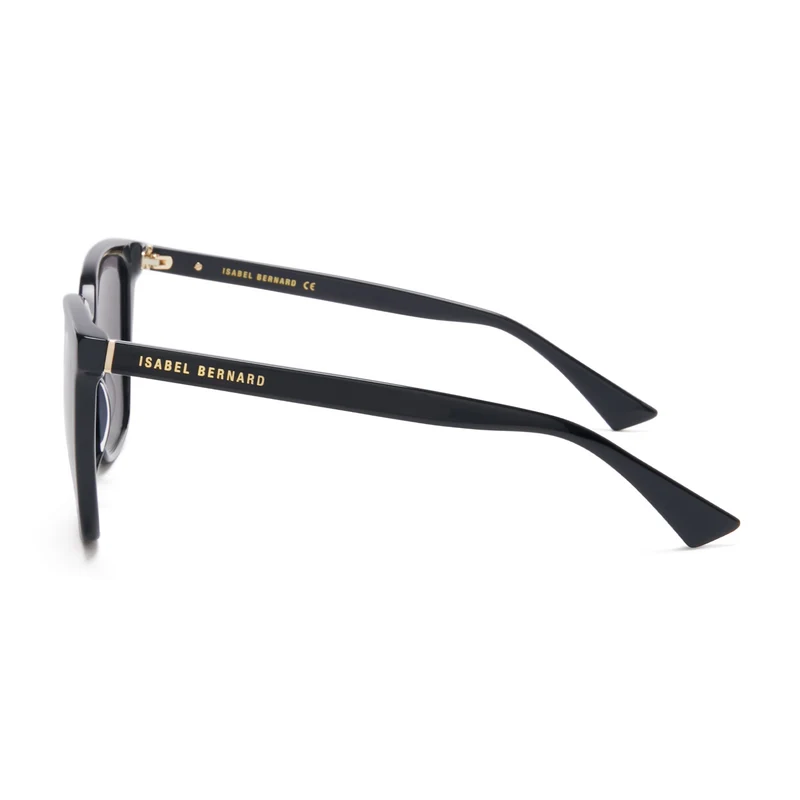 Isabel Bernard La Villette Raison Schwarz Quadratisch Sonnenbrille IB400007-01-01
