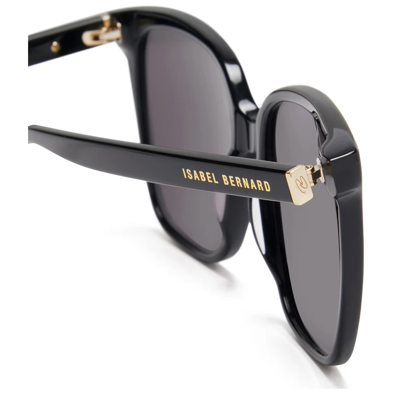 Isabel Bernard La Villette Raison Schwarz Quadratisch Sonnenbrille IB400007-01-01