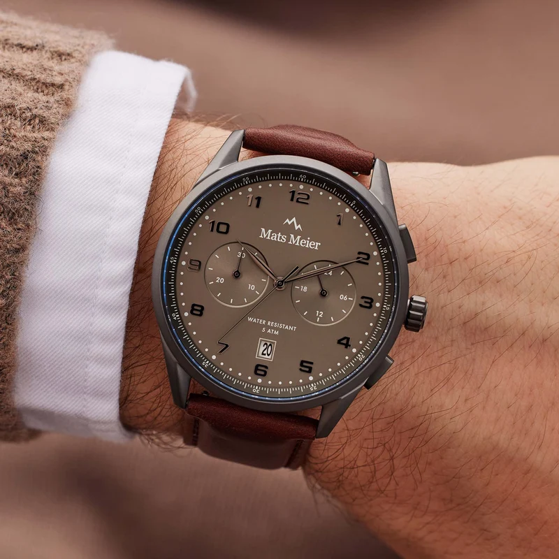 Mats Meier Mont Vélan herren Uhr Braun MM10005
