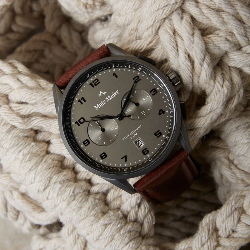 Mats Meier Mont Vélan herren Uhr Braun MM10005