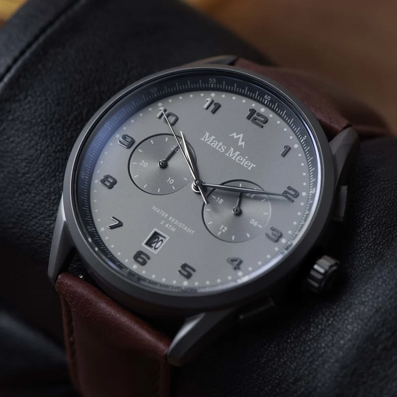 Mats Meier Mont Vélan herren Uhr Braun MM10005