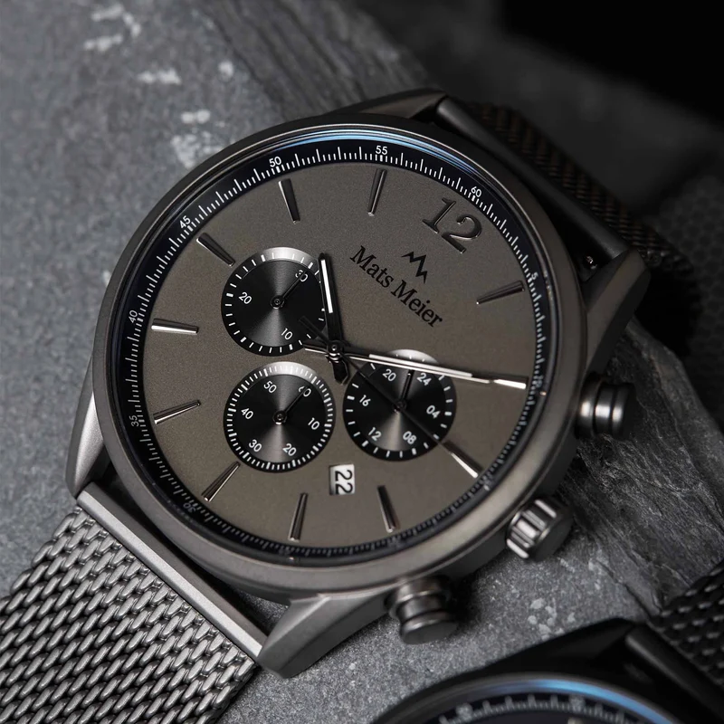 Mats Meier Grand Cornier herren Uhr Grau MM00125