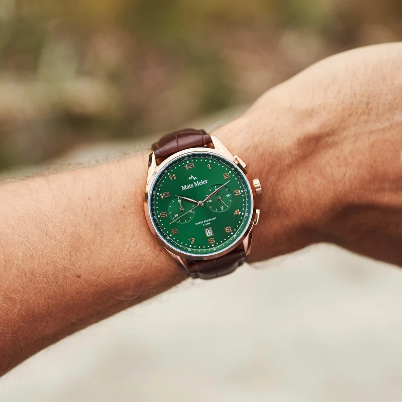 Mats Meier Mont Vélan herren Uhr Braun MM10002