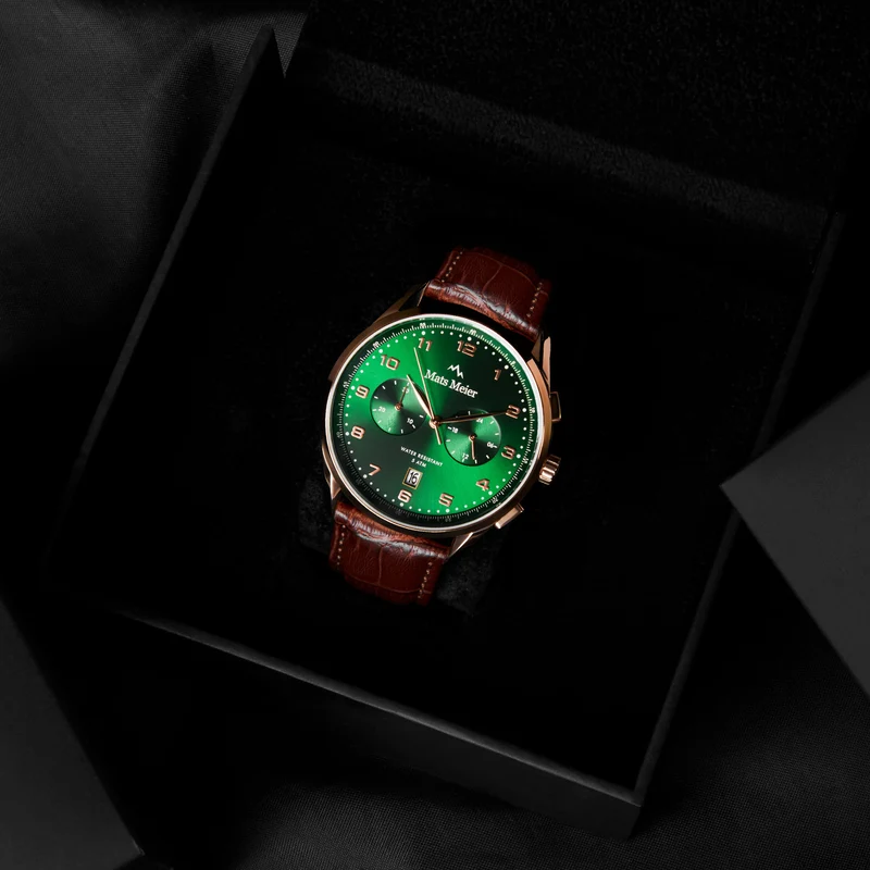 Mats Meier Mont Vélan herren Uhr Braun MM10002