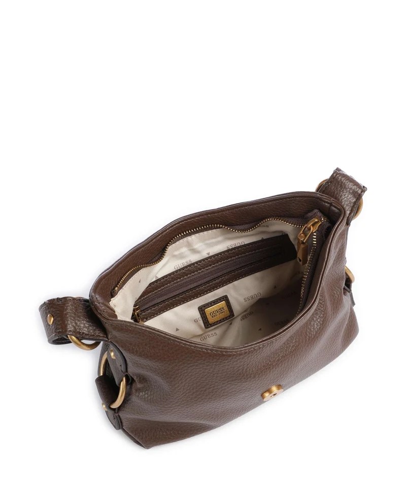 Guess Camden Mini Schultertasche espresso