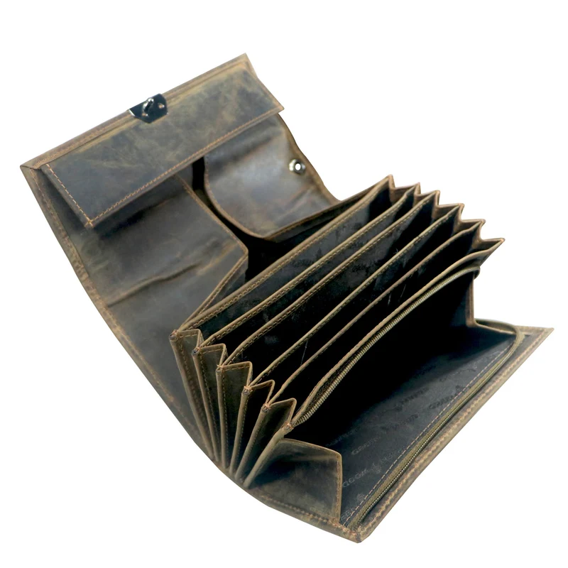 Pax Kellnerbörse Leder Herren 17x10cm Kellner Geldbeutel Damen