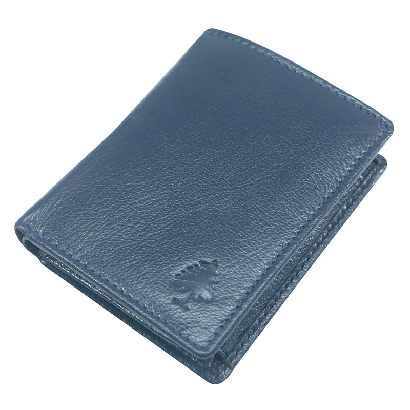 Kiru Portemonnaie Herren Klein Leder Hochformat 8x10,5cm RFID