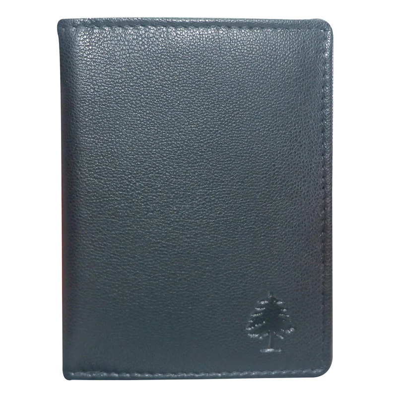 Kiru Portemonnaie Herren Klein Leder Hochformat 8x10,5cm RFID
