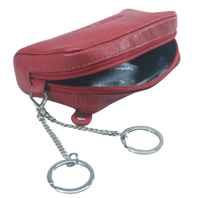 Kyo XL Schlüsseltasche Leder mit Münzfach Schlüsseletui Groß