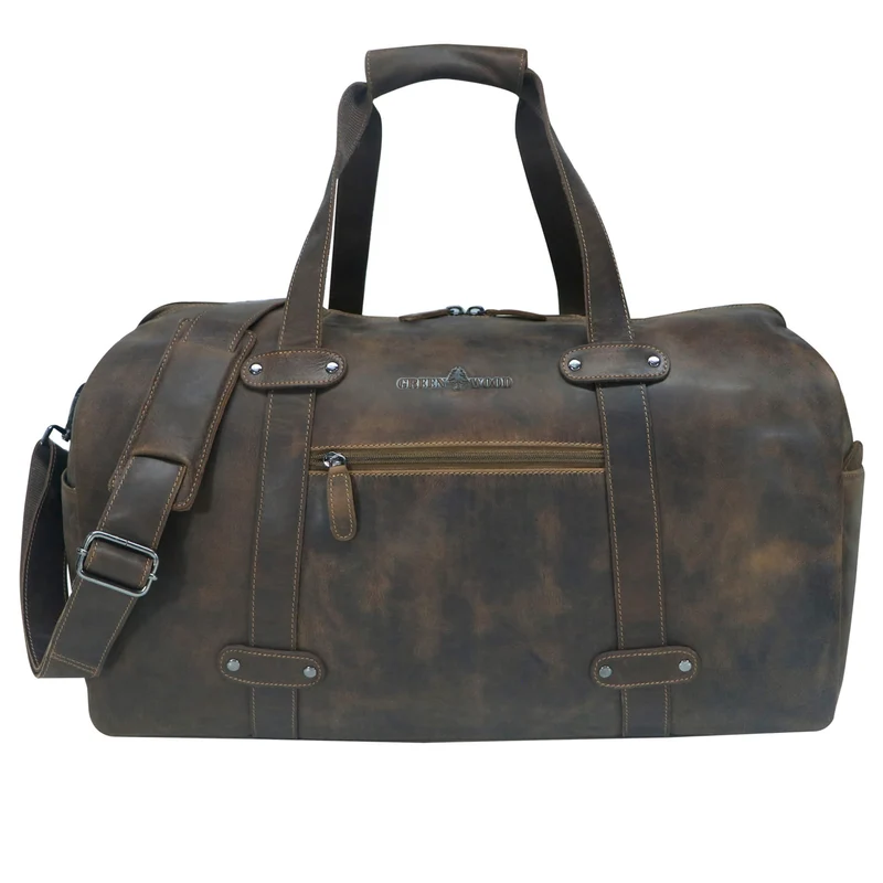 Liam Weekender für Damen Leder Seesack Reisetasche Herren