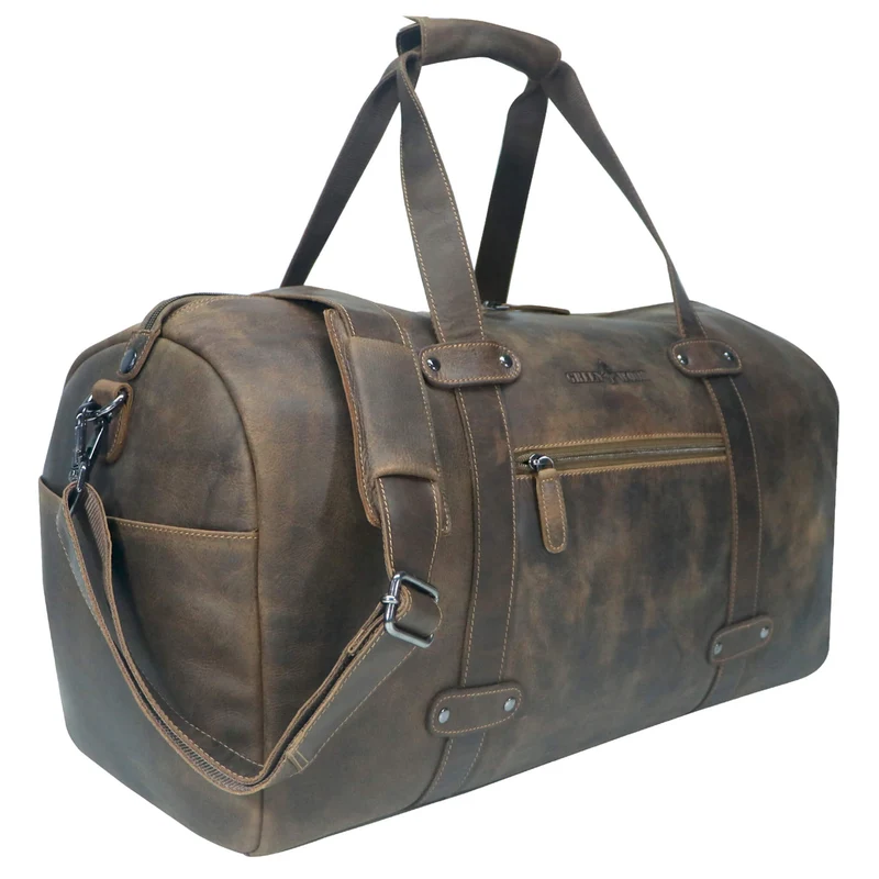 Liam Weekender für Damen Leder Seesack Reisetasche Herren