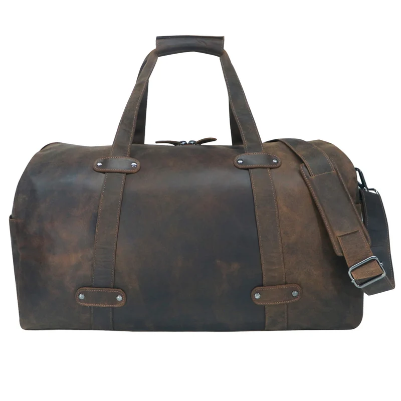 Liam Weekender für Damen Leder Seesack Reisetasche Herren