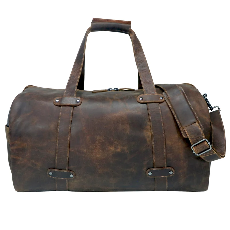 Liam Weekender für Damen Leder Seesack Reisetasche Herren