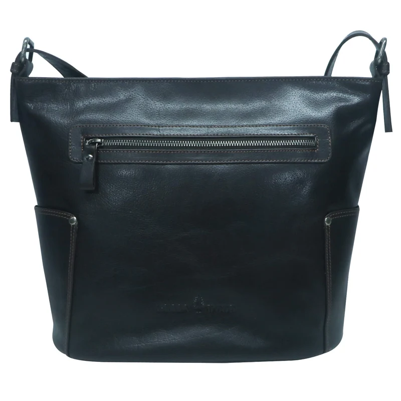 Eva Echt Ledertasche Damen Shopper zum Umhängen