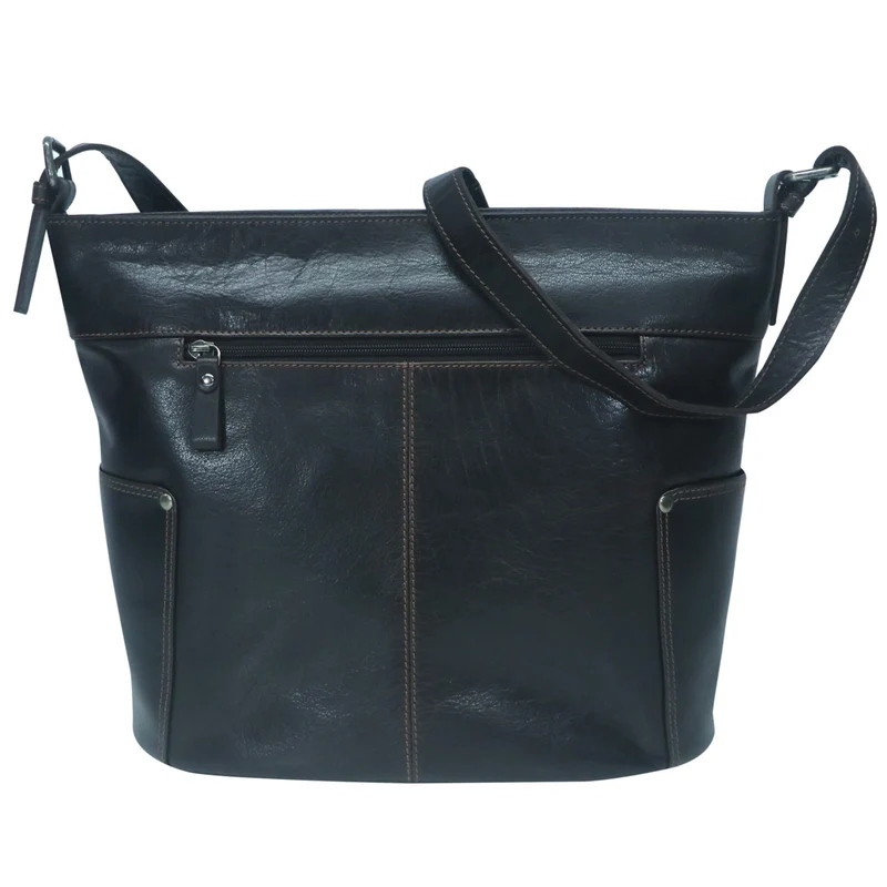Eva Echt Ledertasche Damen Shopper zum Umhängen
