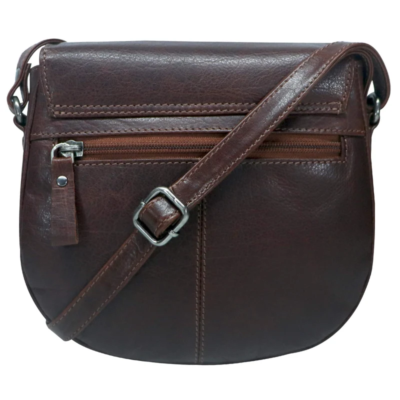 Frida Kleine Umhänge Handtasche Schwarz Leder Damentasche