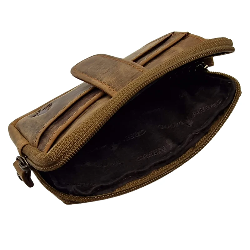 Leif Schlüsseletui mit Kartenfach und Münzfach Leder Schlüsseltasche