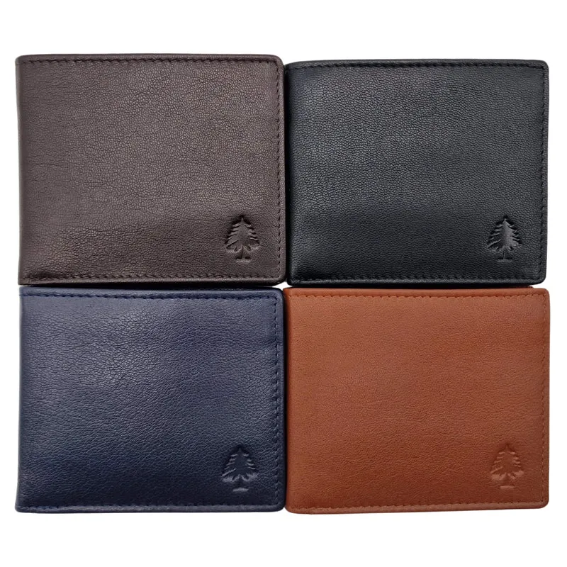 Bjorn Slim Wallet mit Münzfach Herren RFID Schmales Portemonnaie