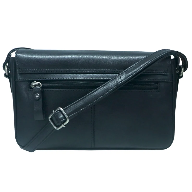 Birgit Damen Crossbody Tasche Kleine Ledertasche Braun