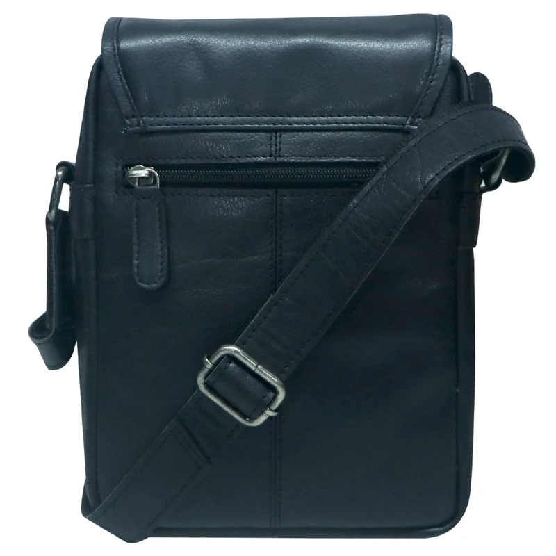Nik Herrentasche zum Umhängen Leder Crossbody Bag Damen