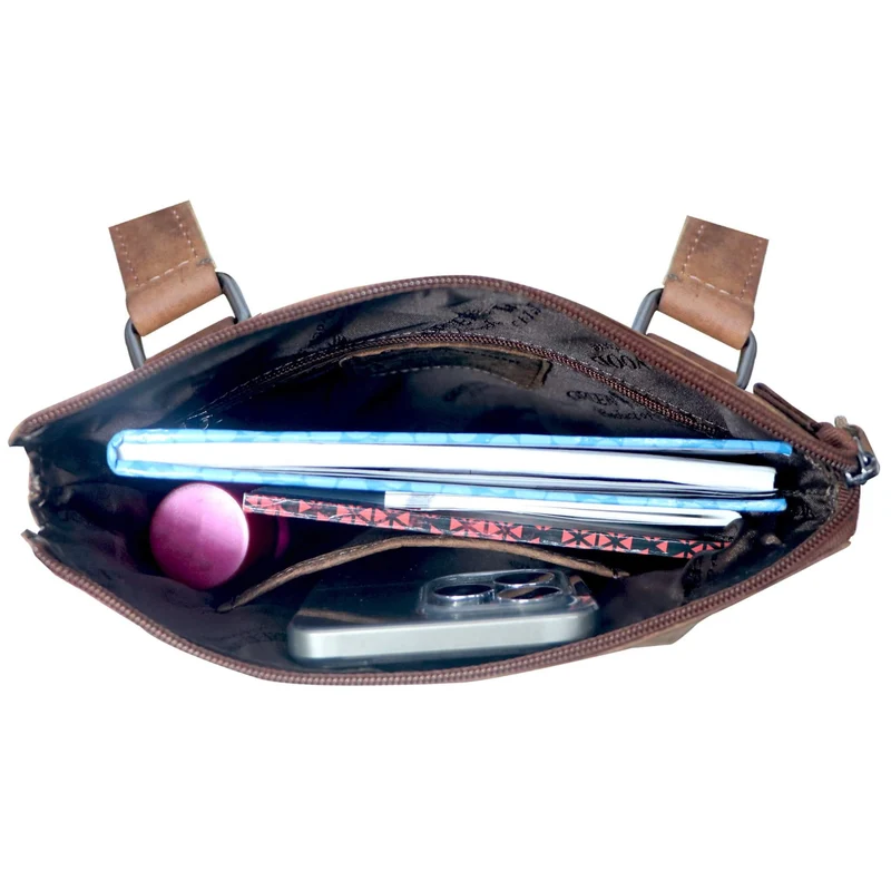 Milli Umhängetasche Damen Klein Schultertasche Leder Herren Ledertasche