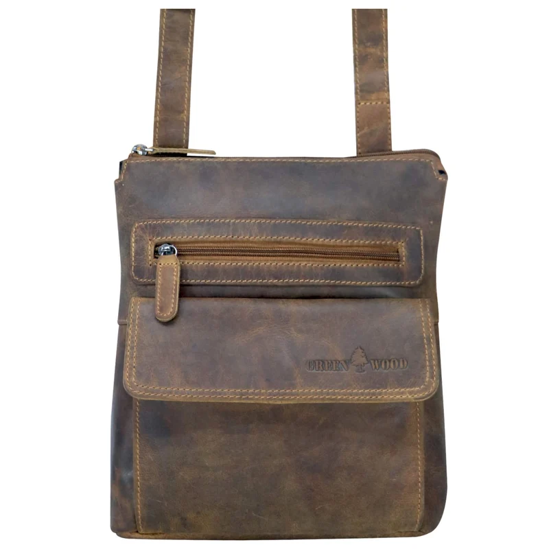 Milli Umhängetasche Damen Klein Schultertasche Leder Herren Ledertasche