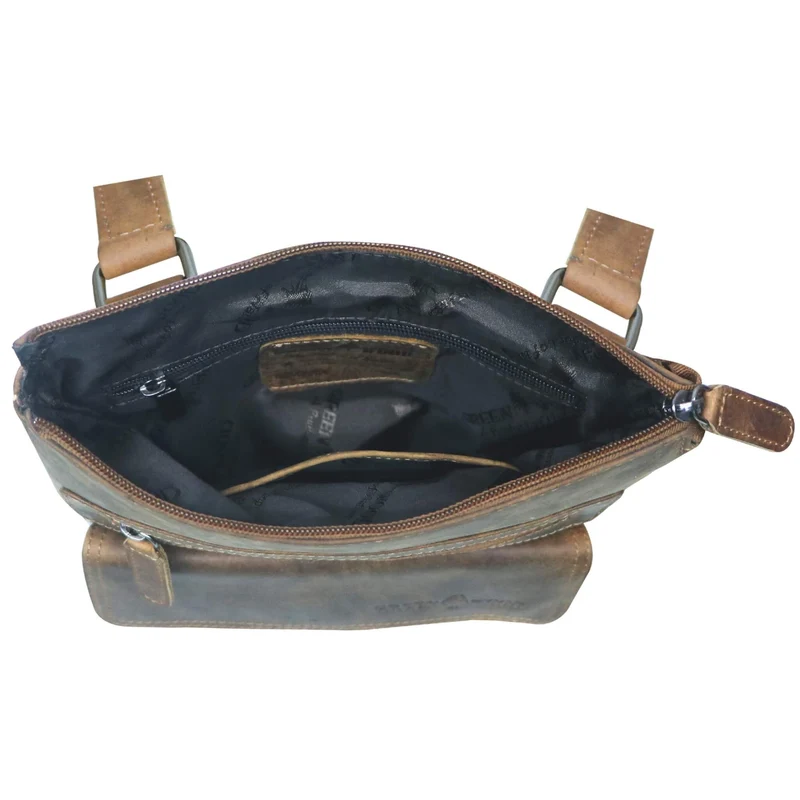 Milli Umhängetasche Damen Klein Schultertasche Leder Herren Ledertasche
