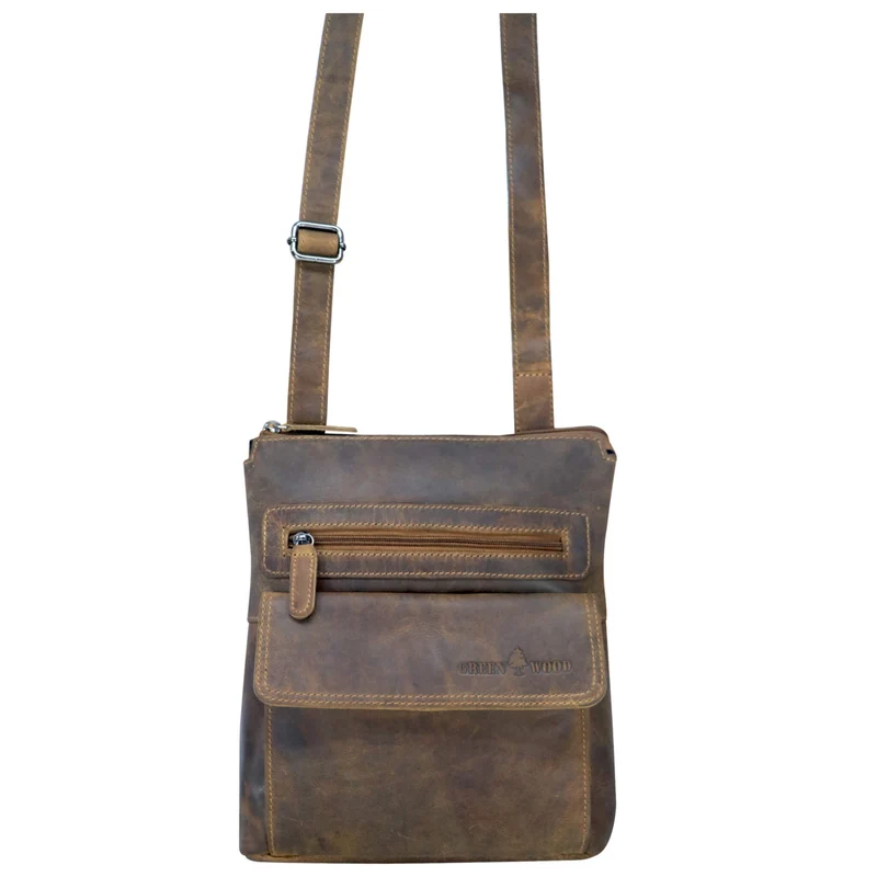 Milli Umhängetasche Damen Klein Schultertasche Leder Herren Ledertasche