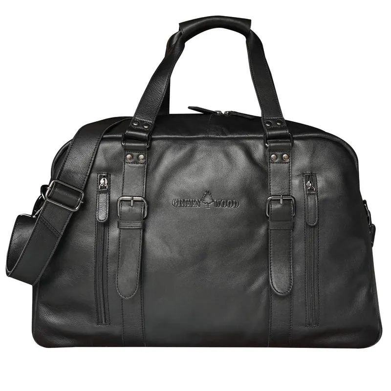 Rudy Leder Weekender Herren Duffle Bag Handgepäck Damen Vintage