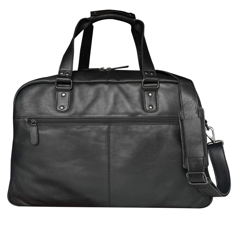 Rudy Leder Weekender Herren Duffle Bag Handgepäck Damen Vintage