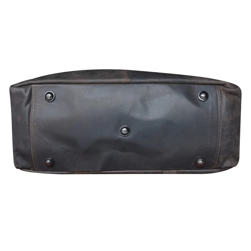 Rudy Leder Weekender Herren Duffle Bag Handgepäck Damen Vintage
